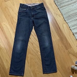 Vans distressed denim jeans, style V66, distressed blue